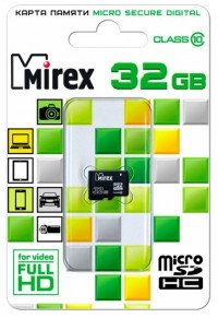 Mirex Флэш карта microSD HC Class 10 32Gb без ADP (8821)